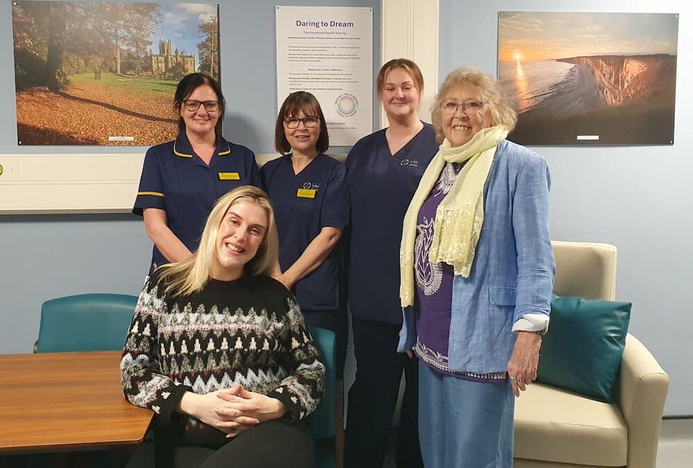 Celebrating our Space to Talk and Sing at Princess of Wales Hospital